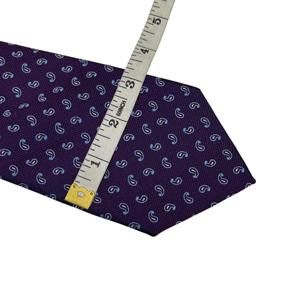 New‎ Brooks Brothers Mini Paisley Silk Blend Tie